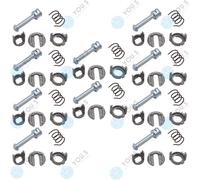 10 Set You.S Riparazione Chiusura Cilindro Serratura Frontale Dx per BMW 3er E46