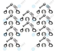 10 Set You.S Riparazione Serratura Cilindro Anteriore Destro per BMW X5 E53