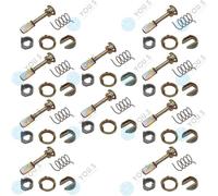 10 Set You.S Riparazione Serratura Cilindro Anteriore Sinistra per VW Passat