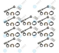 10 Set You.S Serratura Cilindro Anteriore Destro per VW Polo Classic/Variant