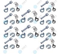 10 Set You.S Serratura Cilindro Anteriore Sinistra per BMW 3 Cabriolet (E46)