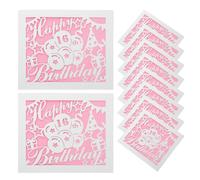 10 Sets Biglietti Compleanno Divertenti Biglietto Divertente Carte Decorative