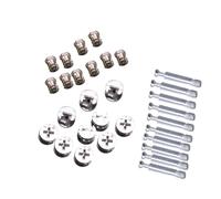 10 Sets Connettori Di Dado Blocco Della Camma Mobili Raccordi Camme