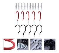 10 Sets Ganci Porta Bici Da Muro Per L'organizzazione Del Garage Gancio Di