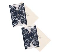 10 Sets Inviti Di Nozze Romantici Buste Partecipazioni Matrimonio Kit Per