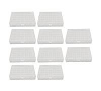10 Sets Lightweight Plastic Bobbins with Clear Case, Transparent and Durable for Sewing Machine, 36 Compartments, Easy to Carry and Store, Ideal for Craft Projects