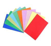 10 Sheets Carta Brillantinata Per Lavoretti Decorativa Mestieri Di