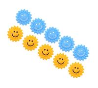 10 smorzatori di vibrazioni per racchette da tennis in silicone, a forma di girasole, riducono i danni alle articolazioni del gomito, buon effetto di assorbimento, morbidi e leggeri, per giocatori