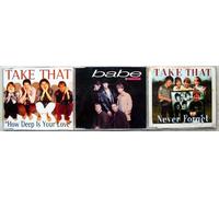10 Songs von Take That in einer einmaligen Zusammenstellung auf 3 CD-Singles (CD Single Bundle, 10 Titel) Take That