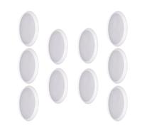 10 sottovasi per Piante in plastica Resistente, vassoi raccogligocce Rotondi un'efficace Raccolta dell'Acqua, Una Protezione della Superficie e Un drenaggio Sano delle casa Gia Bianco ID:12.8cm(5.0")