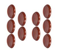 10 sottovasi per Piante in plastica Resistente, vassoi raccogligocce Rotondi un'efficace Raccolta dell'Acqua, Una Protezione della Superficie e Un drenaggio Sano delle casa giardi Maroon ID:8cm(3.2")