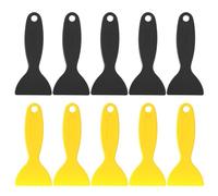 10 spatole in plastica per stucco, 5,9 cm, flessibile, in resina, adesivo, raschietto per rimuovere bolle d'aria, spatola per rimuovere la vernice, per riparare cartongesso, rimuovere carta da parati