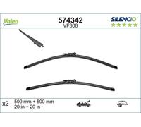 10 Spazzole Anteriori Piatte VALEO Per BMW 1 (E87)