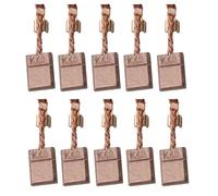 10 spazzole in carbone per Makita CB-440, BHP458, BDF452, BHP454, DDF458, DHP458, BDF446, BHP446, DTD146 e altri utensili elettrici da 18 V, 13 x 10 x 3 mm, include molla a filo e spazzola