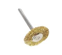 10 spazzole in filo di ottone con mandrino da 3 mm per una pulizia accurata e lucidatura dei metalli, essenziali per attività di riparazione auto, spazzola di lucidatura