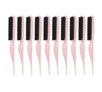10 spazzole in nylon per pettinare la parte posteriore, spazzola modellante a coda di topo per aumentare il volume dei capelli, spazzola per pettinare con manico ergonomico e