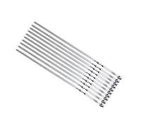 10 Spiedini da kebab 1,5 mm. Acciaio inossidabile 60cm. Ideale per spiedini di carne