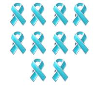 10 spille a nastro per la sensibilizzazione al seno per il cancro al seno, per donne, per il benessere pubblico, per sensibilizzazione, regalo alla moda, Misura unica, come descritto