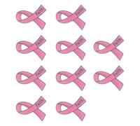 10 spille eleganti con lettere di fede con nastro per accessori eleganti, in lega, spilla credenziale, elegante nastro, Einheitsgröße, come descritto