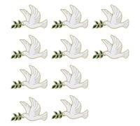 10 spille sicure per la pace e il ramo dell'albero, spilla dal design elegante per abiti casual, abbigliamento professionale, gioielli per uccelli da sposa