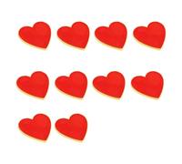 10 spille uniche in lega a forma di cuore con chiusure sicure per abbigliamento formale casual accessori leggeri da indossare tutti i giorni