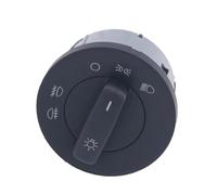 10 Spilli Auto Faro Testa Lampada Nebbia Luce Dimming Interruttore Controllo Manopola Compatibile Con Skoda Per Octavia 1Z3 1Z5 2004-2013 1Z0941431E Manopola Luci Auto