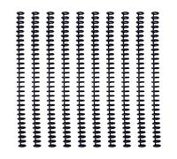 10 spirali per rilegatura a spirale, facili da aprire e chiudere, per studenti e insegnanti, pettini e spine facili da aprire