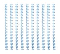 10 spirali per rilegatura a spirale, facili da aprire e chiudere, per studenti e insegnanti, pettini e spine facili da aprire