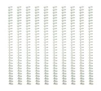10 spirali per rilegatura a spirale, facili da aprire e chiudere, per studenti e insegnanti, pettini e spine