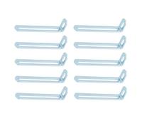 10 staffe resistenti in acciaio ad angolo retto di 90 gradi, a forma di L, protezioni per connettori per mobili, per scaffali, armadi, staffe in metallo resistenti