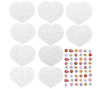 10 stampi per argilla polimerica, in silicone, per intagliare piccoli motivi, diversi design fai da te, per orecchini, anelli, collane, altri dolci, biscotti, torte (129, 133, 150, 153, 155, 156, 157
