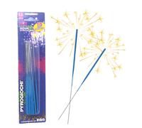 10 stelline scintillanti capodanno Mini colorate Blu 15,5 cm