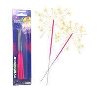 10 stelline scintillanti capodanno Mini colorate Fucsia 15,5 cm