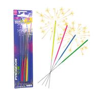 10 stelline scintillanti capodanno Mini colorate Mix 15,5 cm