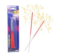 10 stelline scintillanti capodanno Mini colorate Rosse 15,5 cm