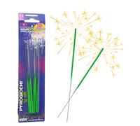 10 stelline scintillanti capodanno Mini colorate Verdi 15,5 cm