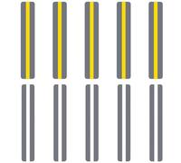 10 Strisce di Lettura Guidata per la Dislessia, Righelli Tracciatori Segnalibri in 2 Colori, Ideali per Bambini, Insegnanti e Persone con Dislessia - Guida alla Lettura Efficace.