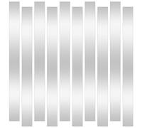 10 strisce in acciaio inossidabile 304, 30,5 cm di lunghezza x 2,5 cm di larghezza x 0,1 cm di spessore, spessori in metallo sottili per livellamento, spessore lamiera inossidabile, spessori in