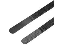 10 strisce per cavi flessibili, 0,12 m, colore nero, materiale resistente, ideale per tenere in ordine i cavi. *