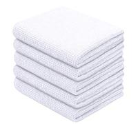 10 strofinacci da cucina in cotone a nido d'ape, assorbenti e ad asciugatura rapida, tessuto di grado professionale e ad alta densità, struttura spessa (220 g/m²), senza pelucchi, per bar