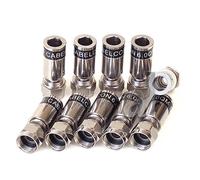 10 Stück Cabelcon F-59 CX3 6.0 QM Quick Mount Stecker für RG59 (6 mm) Kabel, WASSERDICHT!