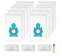 10 Stück Staubsaugerbeutel Kompatibel mit Miele Pure TU Staubbeutel für Guard S1/L1 Silence/Junior/Allergy/Parquet XL/Flex/AllFloor/Performance/Cat/Dog/Comfort Serie Staubsauger mit 3 Abluft Filter