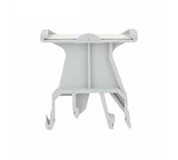 10 supporti for marcatori B1 da montare su guida DIN NS35 35 mm for l'identificazione della morsettiera JB1, etichetta di marcatura for supporto marcatore con piede fisso(B1 Gray)