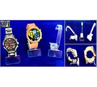 10 Supporti Per Orologi In Acrilico Safe 5278 K 75x75x40mm