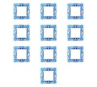 10 Supporti per placchette 2 moduli/posti, Compatibile Con Vimar Arke', Scatola/Cassetta tonda 502, Realizzato In plastica di alta qualità, 100% compatibile con le placche e i moduli originali