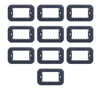 10 Supporti per placchette 3 moduli/posti, Compatibile Con BTicino Axolute, Scatola/Cassetta 503, Realizzato In plastica di alta qualità, 100% compatibile con le placche e i moduli originali