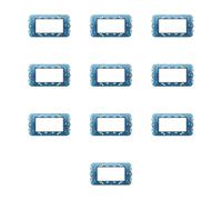 10 Supporti per placchette 4 moduli/posti, Compatibile Con Vimar Arke', Scatola/Cassetta 504, Realizzato In plastica di alta qualità, 100% compatibile con le placche e i moduli originali