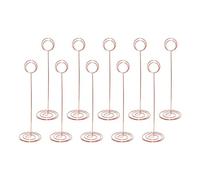 10 Tabella Numero Supporti Per Filo Ferro Place Thopent Card Card Stappa Memo