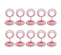 10 Tabella Tabella Porta Tavola Scheda Tavola Immagine Stabilisce Foto Food Segno Note Clip Per Appalto Metallo