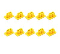 10 tappi antipolvere XT60 XT60H maschio/femmina, in PVC, anti-sporco, per drone RC Aircraft (10 pezzi, giallo maschio)